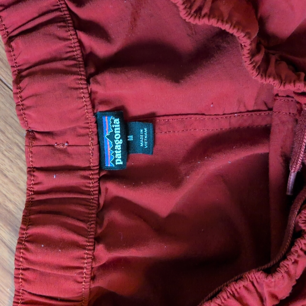 Patagonia Women's Athletic Red Shorts - Picture 2 of 3